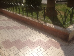 jardineras en mal estado